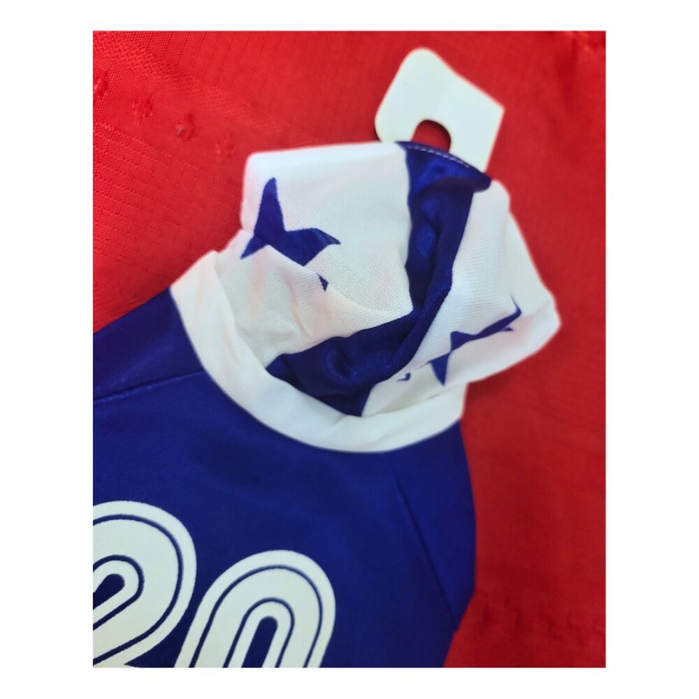 PAMPET / Puppe Love Dog Costume, Football Player, Blue SZ 3 - Picture 3 of 8